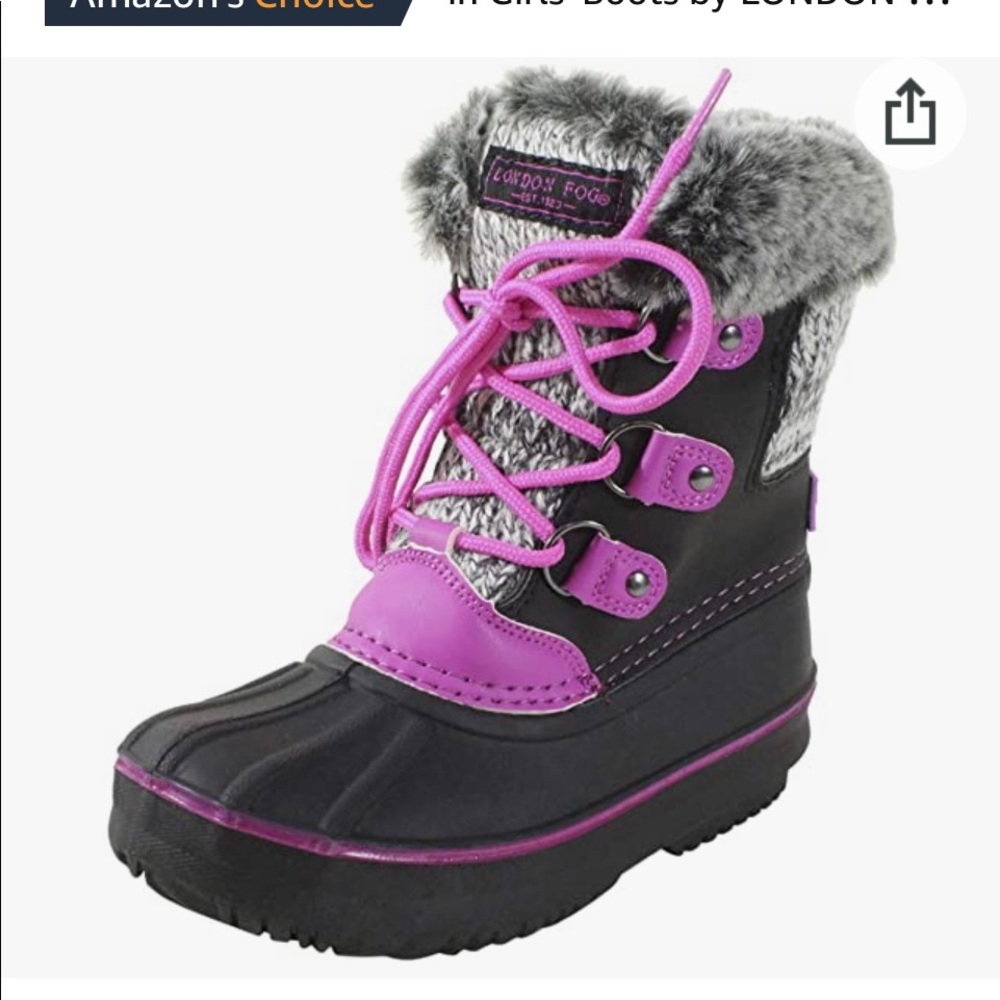 Girls London Fog Snow Boots